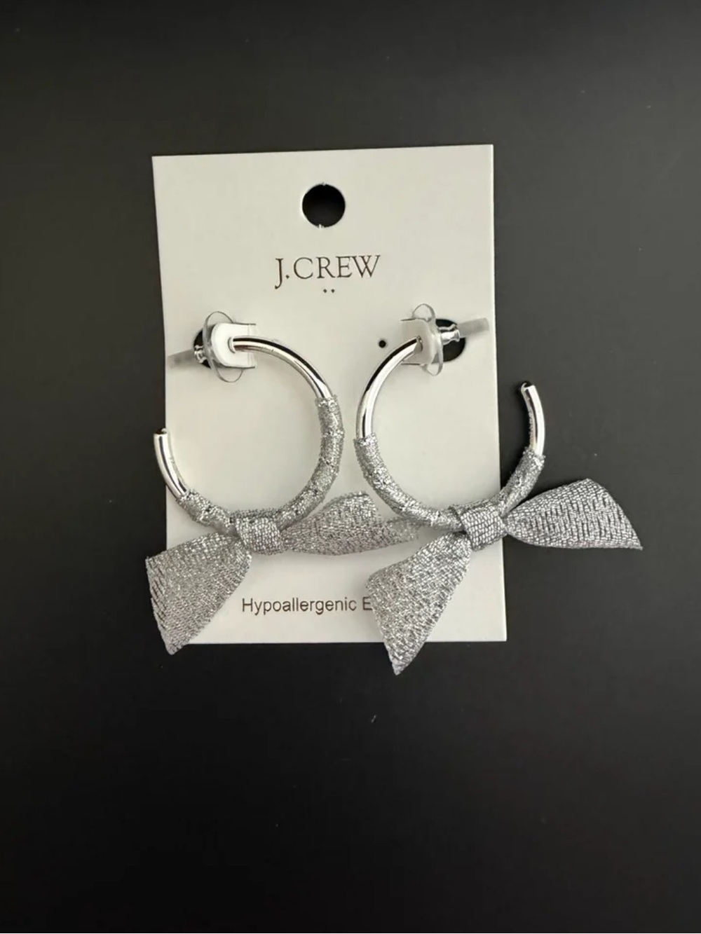 J. Crew Factory Ribbon Wrapped Hoops - Picture 4 of 8